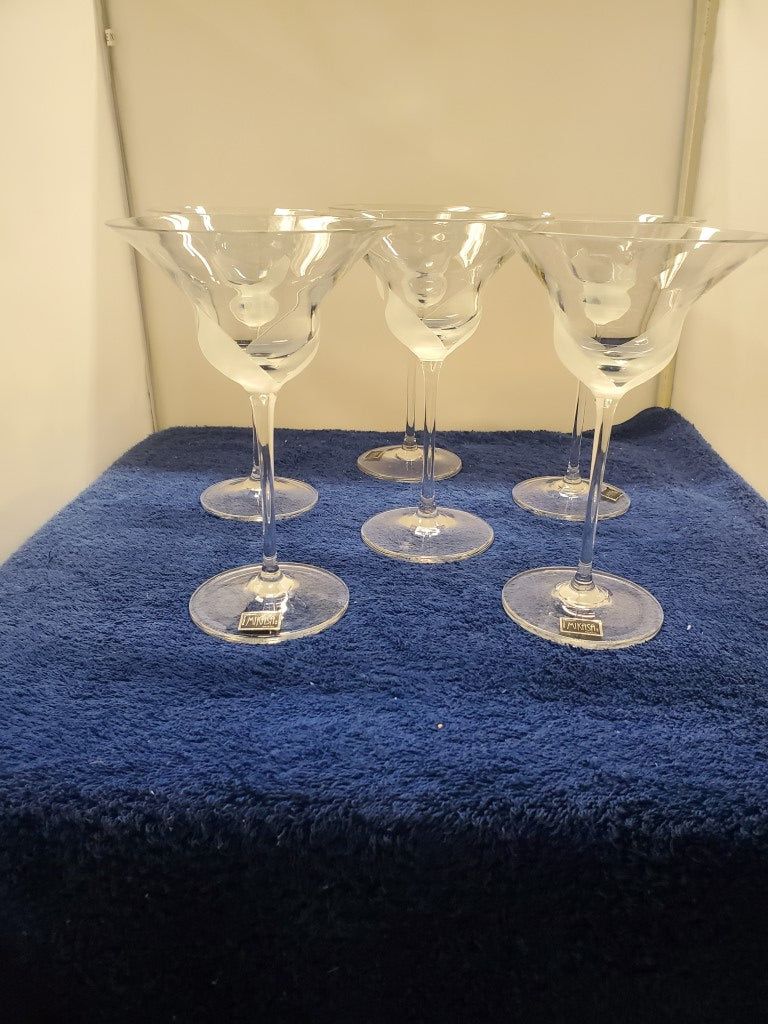 Set of 6 Mikasa Fiore Champagne/Tall Sherbets LK