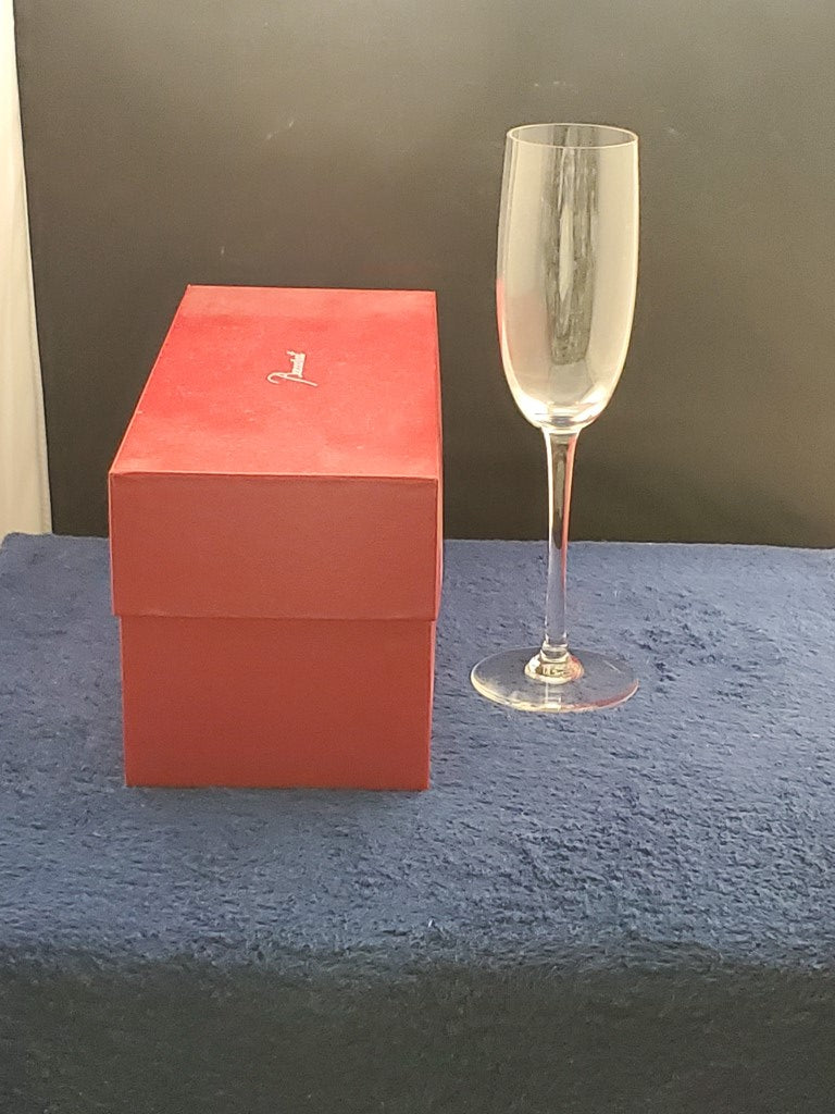 Baccarat Montaigne (Non-Optic) Tall Fluted Champagne NIB
