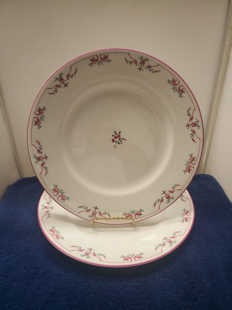Set of 2 Royal Worcesterr Petite Fleur Dinner Plates LK
