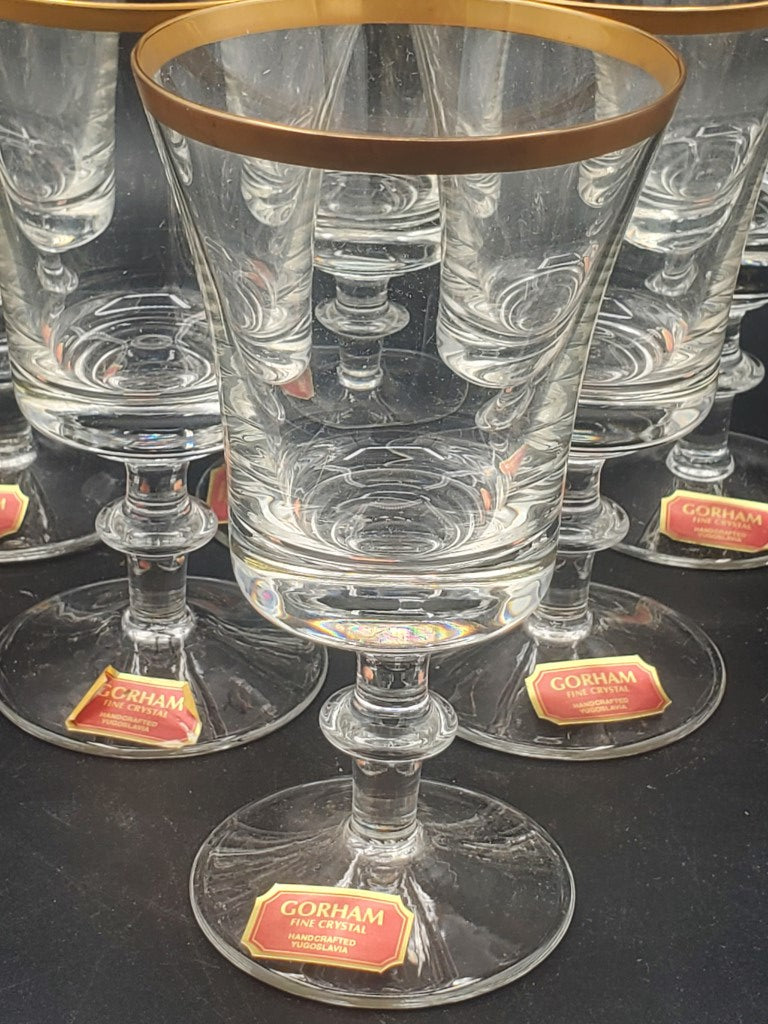 Set of 6 Gorham Grandee Wine Glasses LK