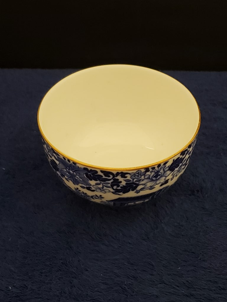 Royal Worcester Blue Broseley Creamer & Open Sugar Bowl