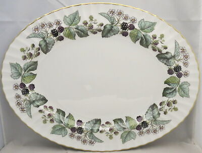 Royal Worcester Lavinia White (Bone) 15" Oval Serving Platter