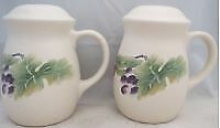 Pfaltzgraff Jamberry Stove Top Salt & Pepper Set