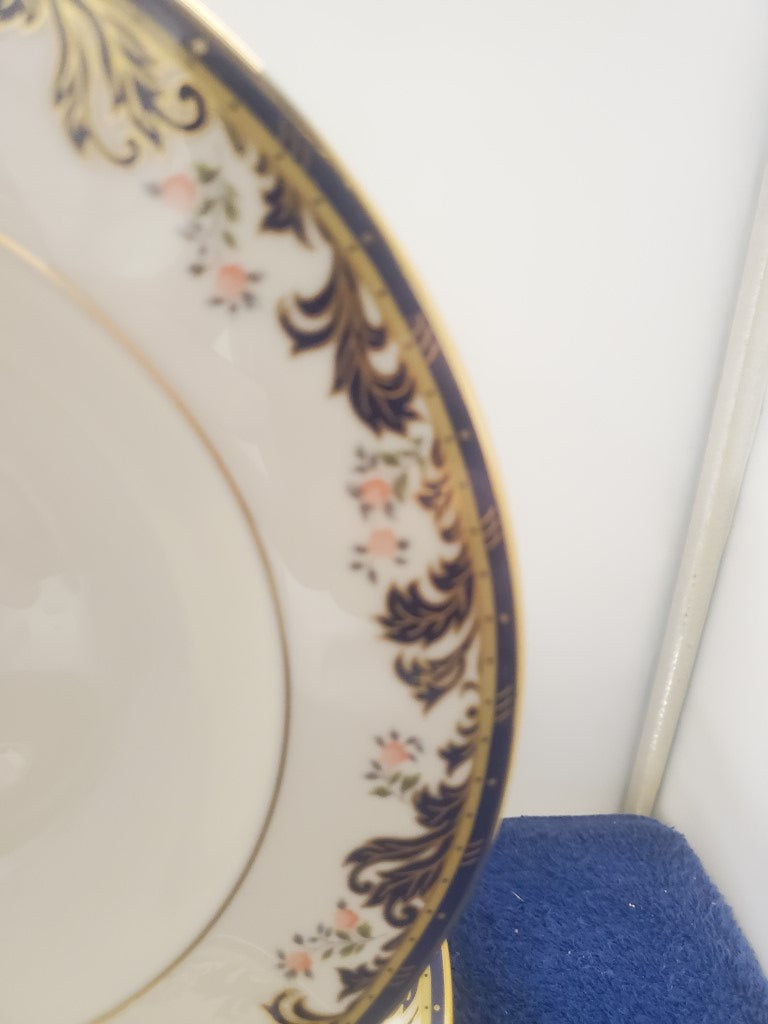 Set of 4 Lenox Meadow Breeze Rim Soup Bowls LK