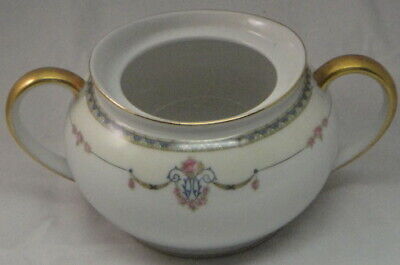 Noritake Laureate Sugar Bowl W/O Lid (Imperfect)
