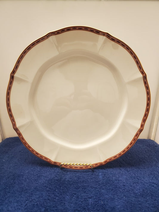 Noritake Burgundy Royale Charger LK