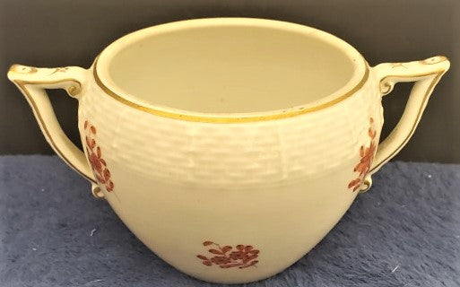 Herend Chinese Bouquet Rust Sugar Bowl (No Lid) (665)