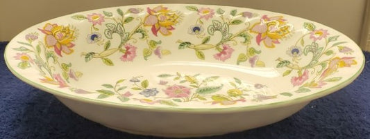 Minton Haddon Hall 10" Oval Vegetable Bowl LK