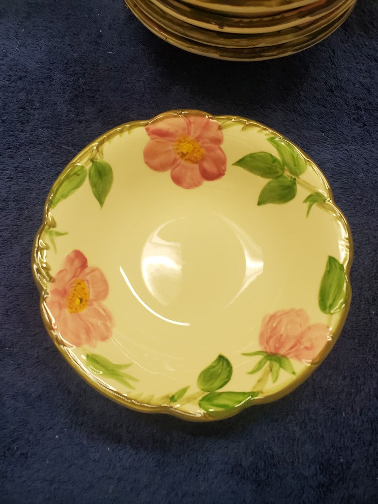Set of 6 Franciscan Desert Rose Coupe Cereal Bowls LK