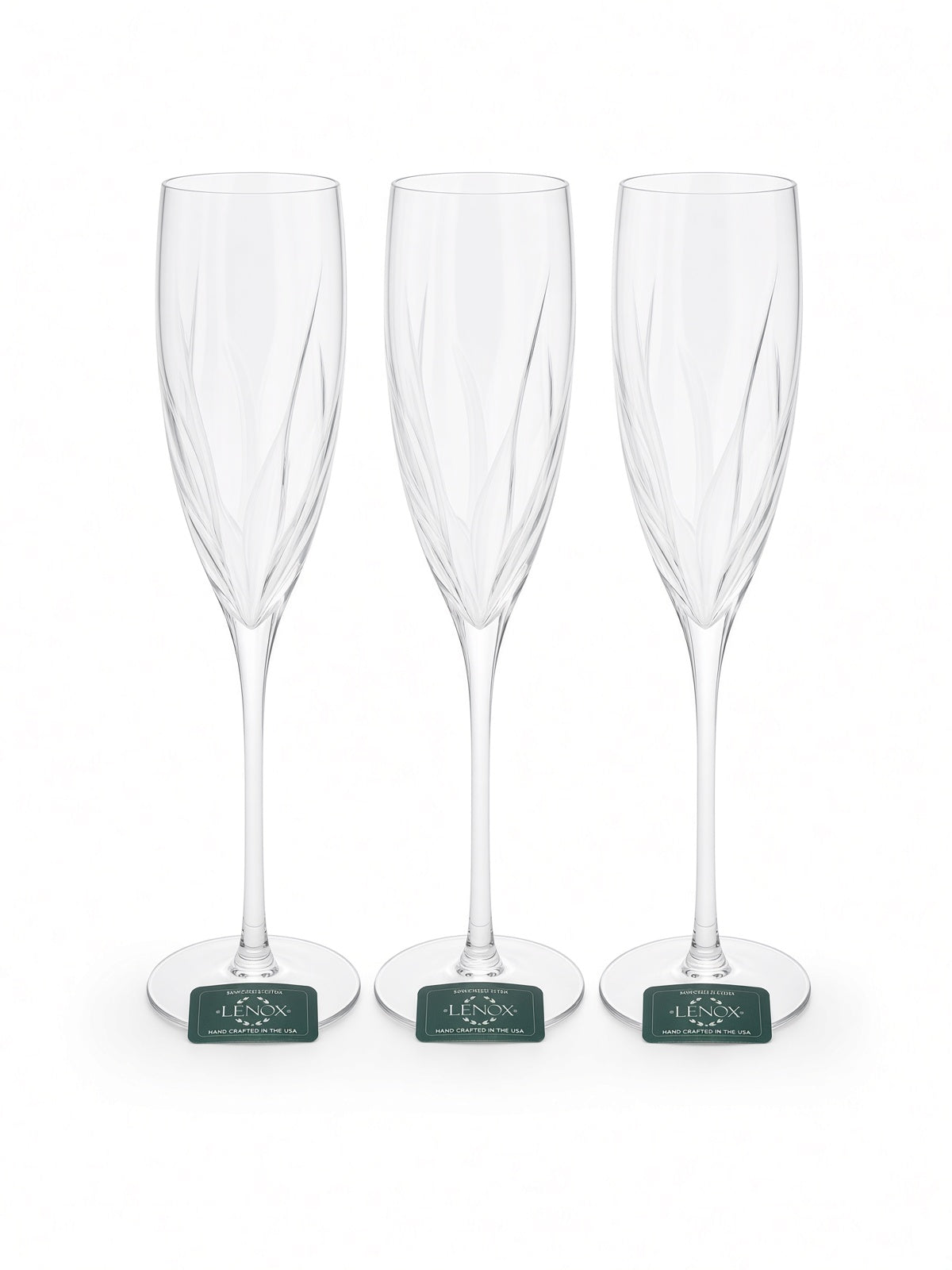 Set of 3 Lenox Twilight Champagne Flutes LK
