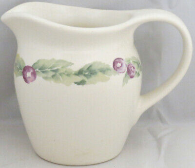 Pfaltzgraff Jamberry 3 Piece Lot: Salad Plate, Creamer, Sugar Bowl No Lid (Some Imperfect)