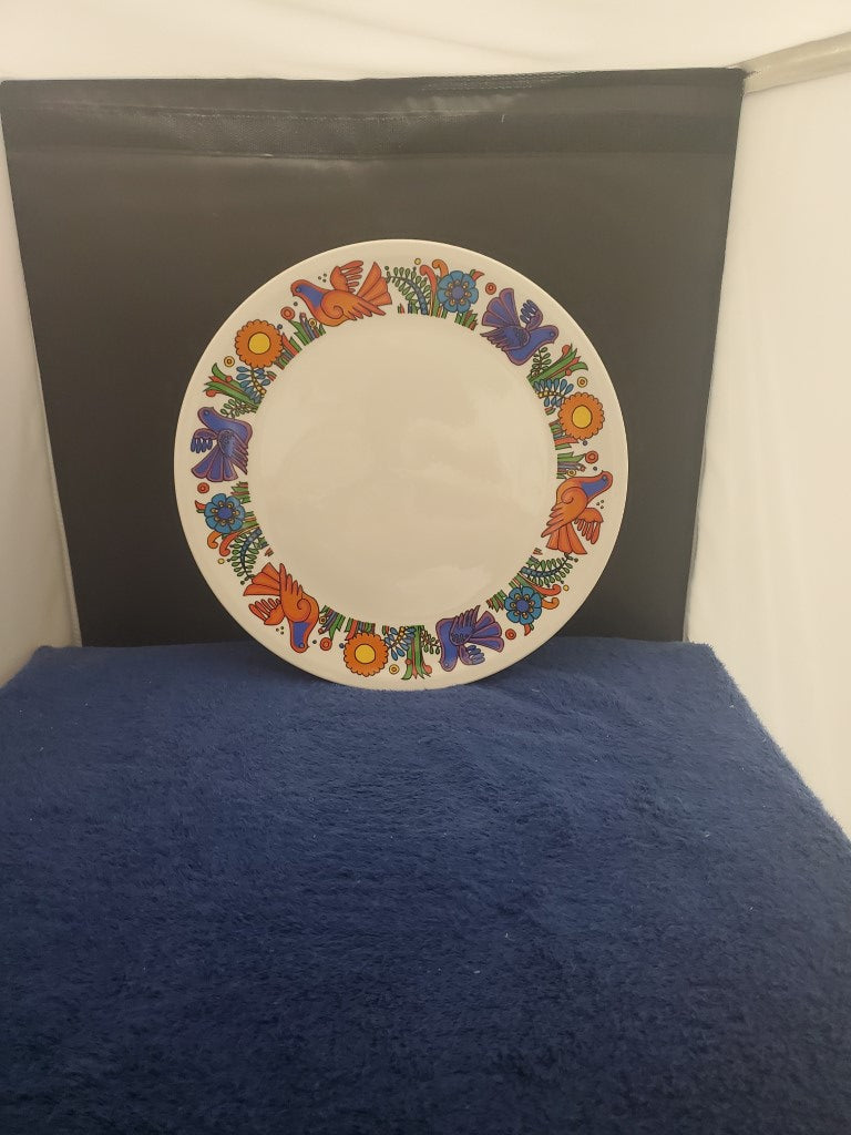 Set of 4 Villeroy & Boch Acapulco Bread and Butter Plates Brdr Design Usage Mrks