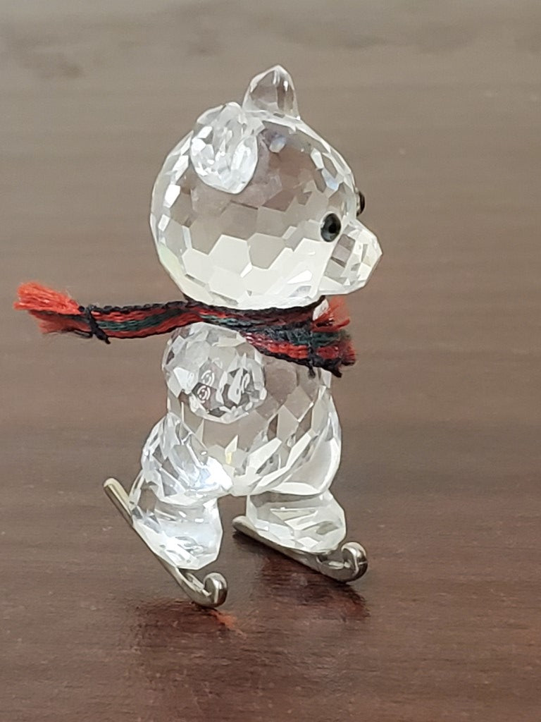 Swarovski Figurines Bear on Skis