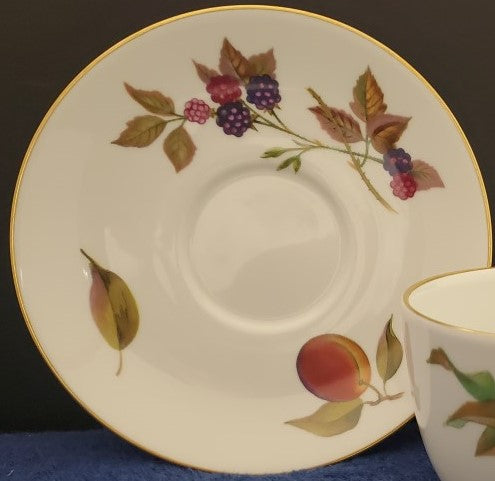 Royal Worcester Evesham Gold Saucer