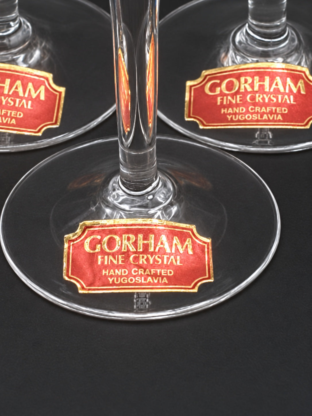 Set of 5 Gorham Laurin Plain Cordial Glasss LK