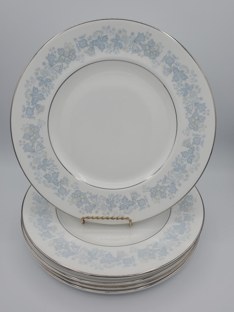 Set of 6 Royal Doulton Meadow Mist Dinner Plates LK