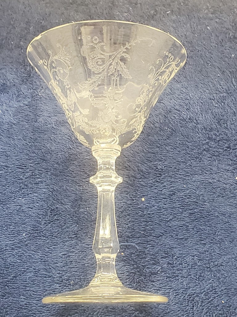 Set of 3 Glastonbury Lotus Vesta Clear Stem 75 Champagne/Tall Sherbet SASE102225