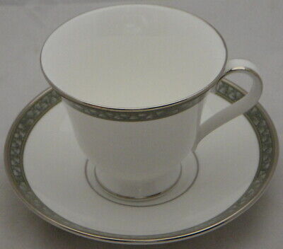Set of 4 Waterford Laurel Footed Cup & Saucer Sets