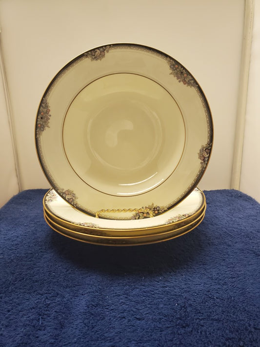 Set of 4 Noritake Philharmonic Rim Soup Bowls LK