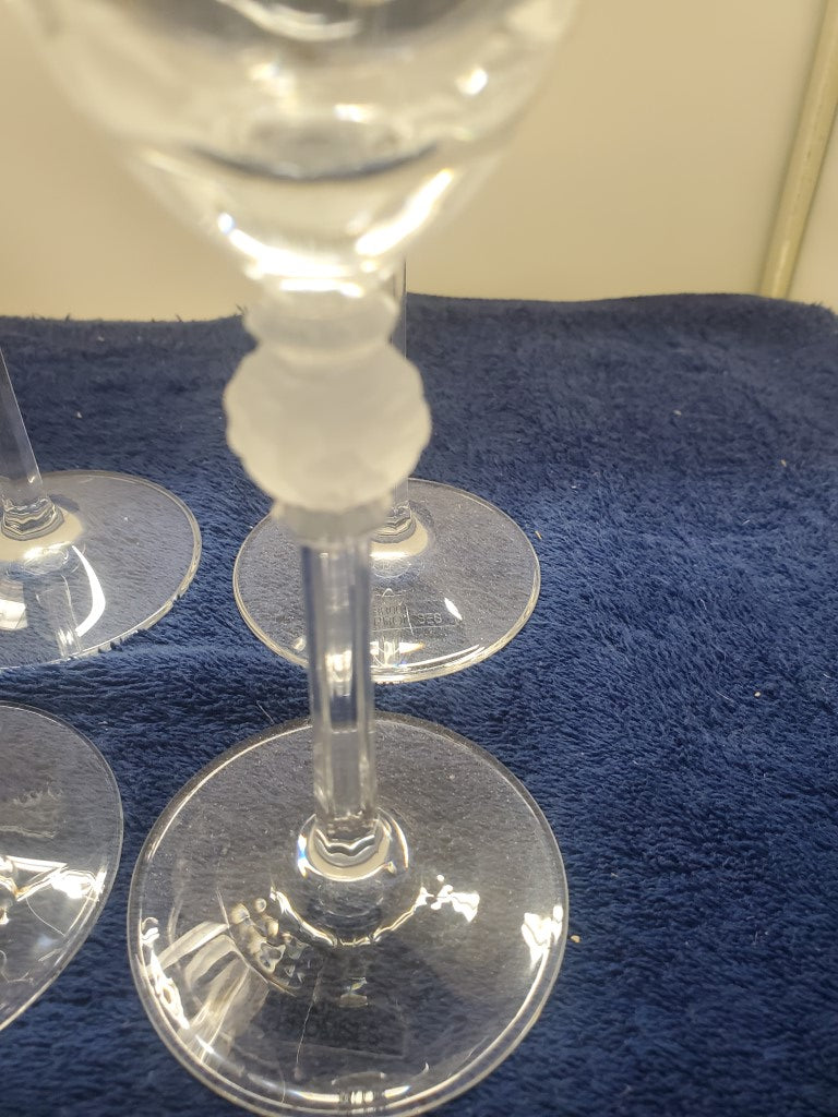 Set of 4 Mikasa Promises Champagne Flutes LK