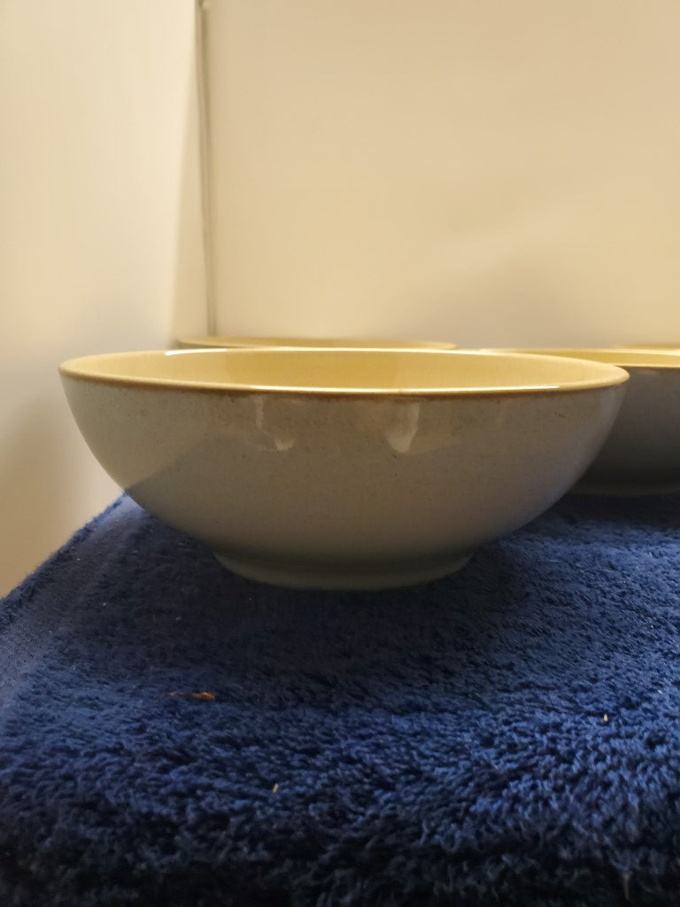 Set of 5 Denby Dovedale Coupe Soup Bowls