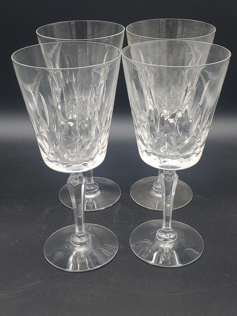 Set of 4 Tiffin-Franciscan Georgette Water Goblets LK