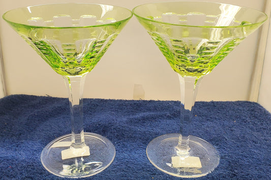 Set of 2 William Yeoward Lulu Champagne/Sherbert Glasss
