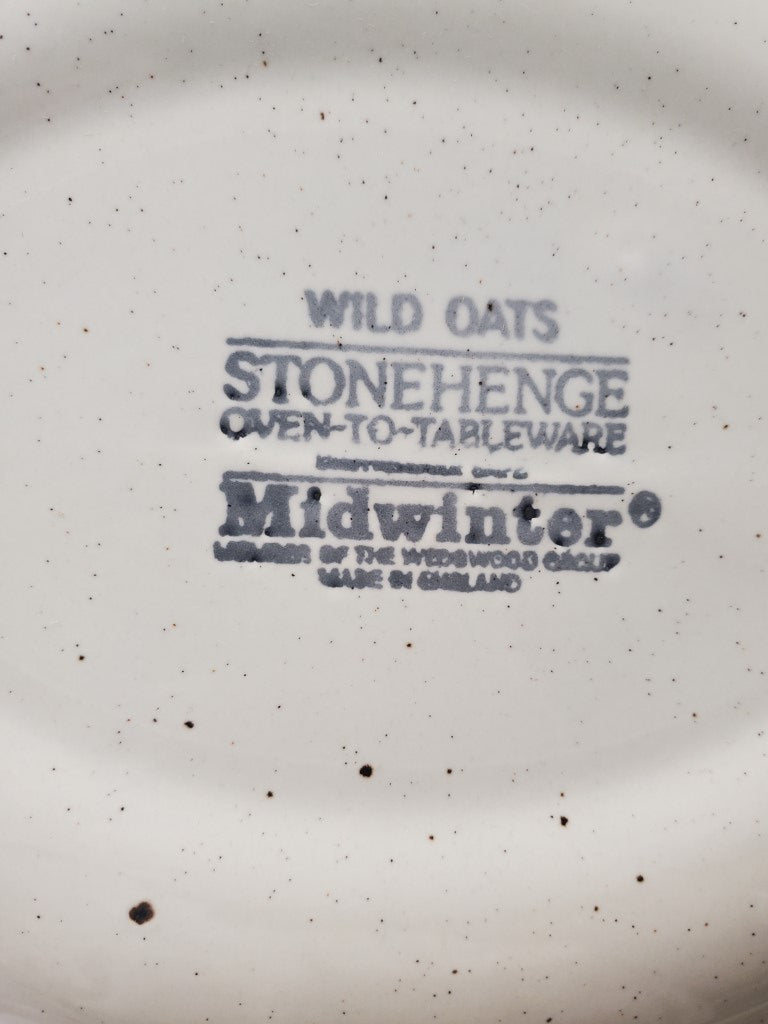 Stonhenge Wild Oats Oval Serving Platter