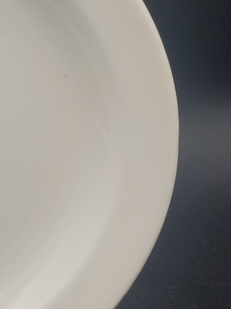 W R Midwinter Stonehenge White 13" Oval Serving Platter LK