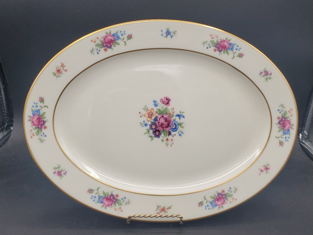 Lenox Lenox Rose 13" Oval Serving Platter LK