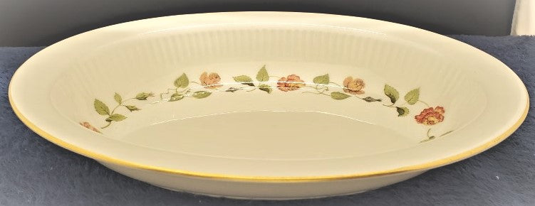 Wedgwood India Rose Oval Vegetable Bowl