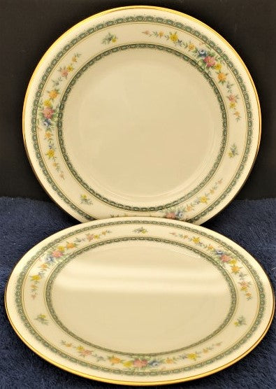 Set of 2 Noritake Amenity Dinner Plates LK