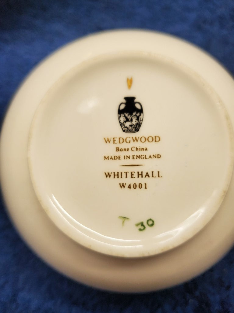 Wedgwood Whitehall Creamer & Sugar Bowl with Lid