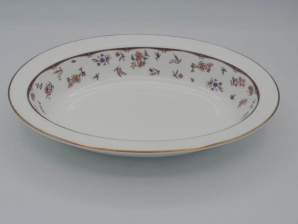 Wedgwood Rouen 10" Oval Vegetable Bowl LK