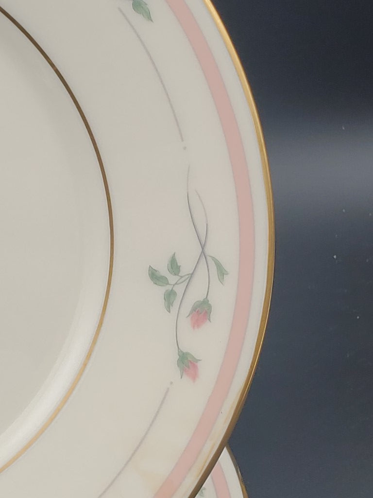 Set of 7 Lenox Rose Manor Bread & Butter Plates LK
