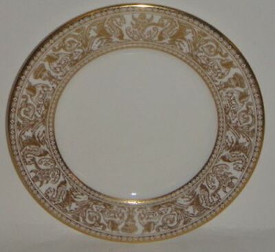 Set of 4 Wedgwood Florentine Gold W4219 Bread & Butter Plates
