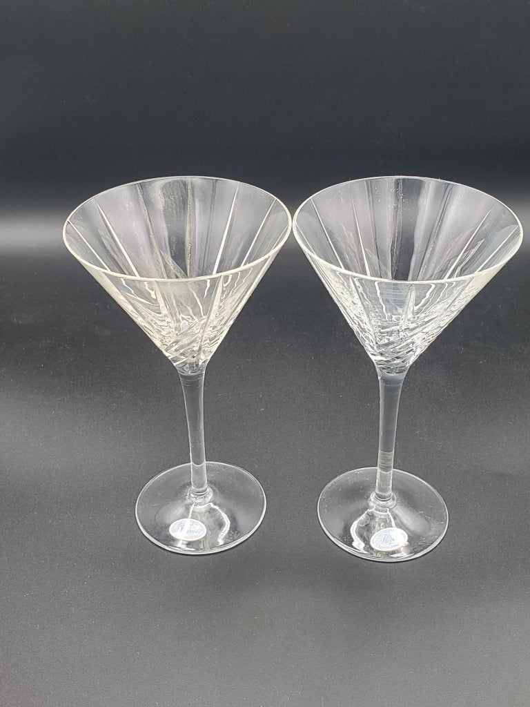 Set of 2 Rogaska RGS41 Champagne/Tall Sherbets LK