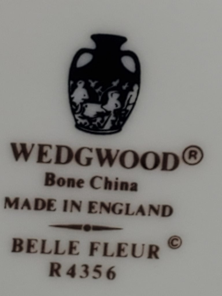 Set of 5 Wedgwood Belle Fleur Cup & Saucer Sets LK