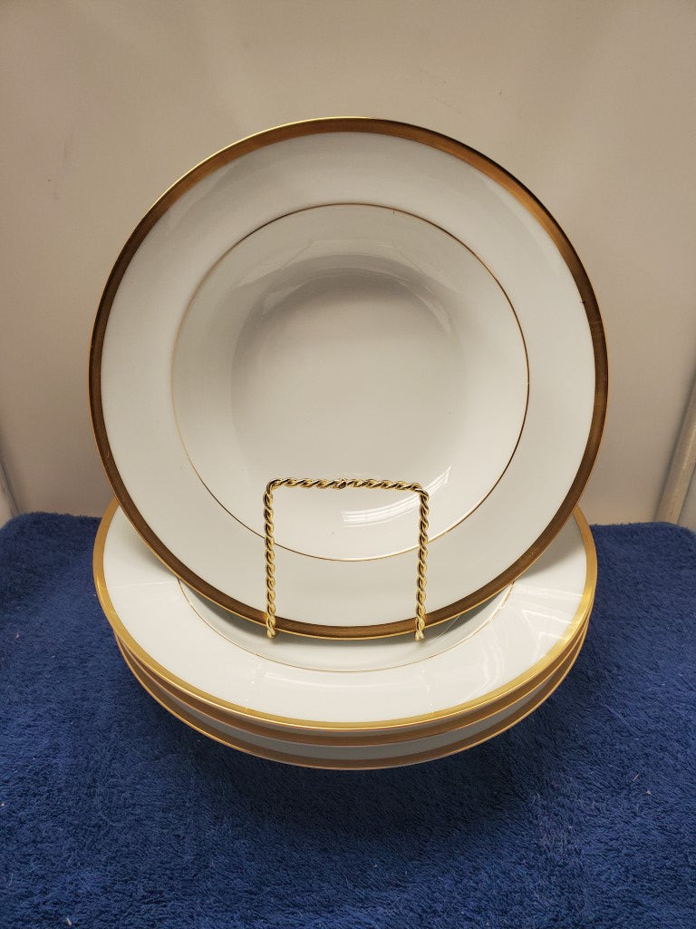 Set of 4 Noritake Carrie Rim Soup Bowls LK