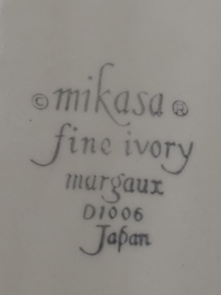 Set of 3 Mikasa Margaux Cup & Saucer Sets LK
