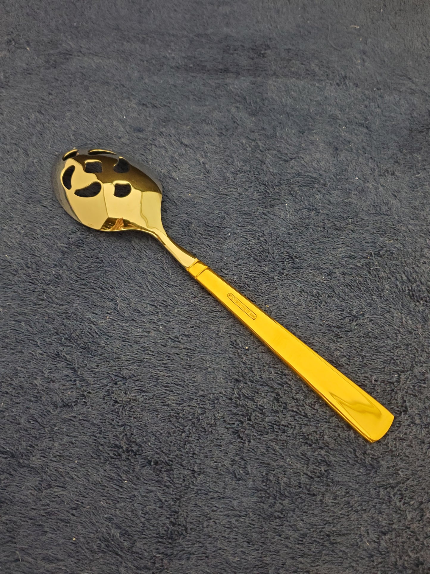 Kirk Steiff Cloisonne Embassy Pierced Serving Spoon