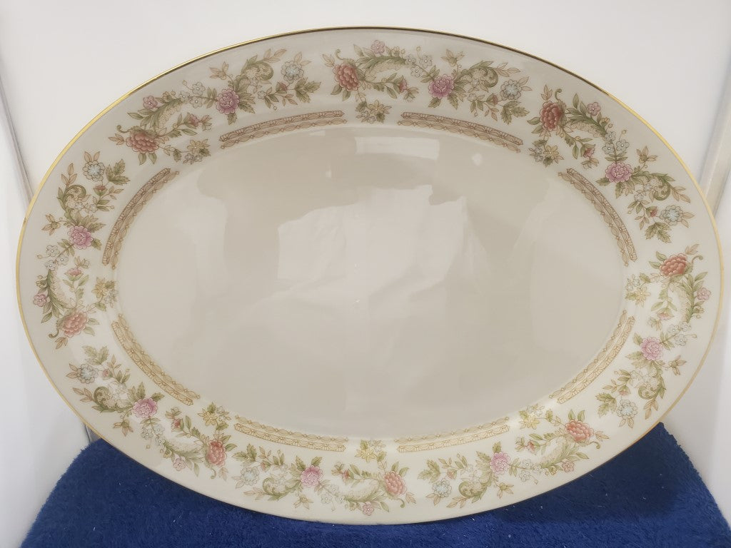 Set of 3 Lenox Helmsley Oval Serving Platters LK