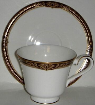 Set of 4 Royal Doulton Tennyson Footed Cup & Saucers