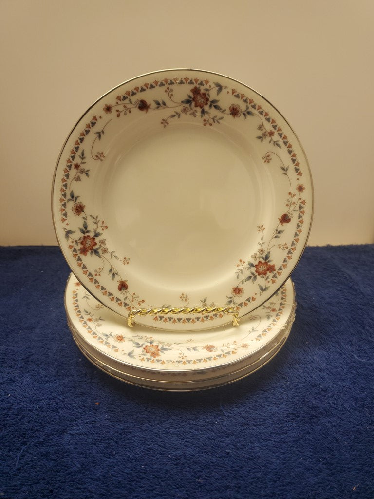 Set of 4 Noritake Adagio Bread & Butter Plates –