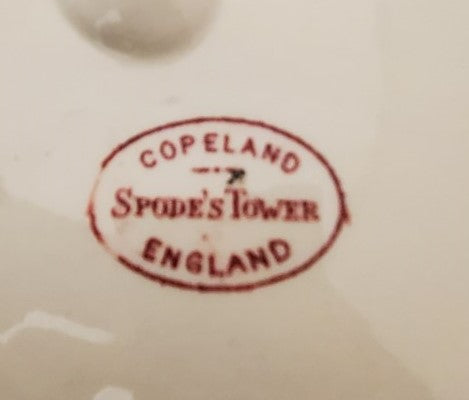 Spode Tower Pink (Older BS) Oval Vegetable Bowl