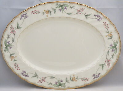Noritake Brookhollow 12" Oval Serving Platter