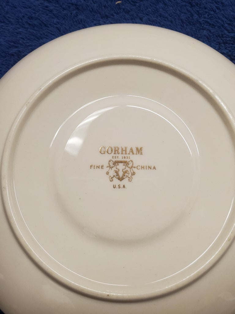 Set of 4 Gorham Bridal Bouquet Cup & Saucer Sets LK
