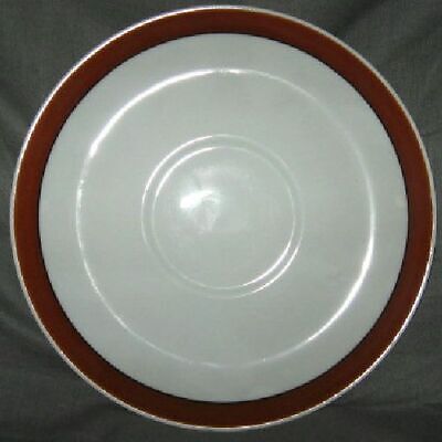Set of 6 Chamart Brown Band Bread & Butter / Saucers Plates