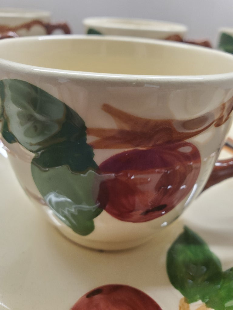 Set of 8 Franciscan Apple Cup & Saucer Sets LK