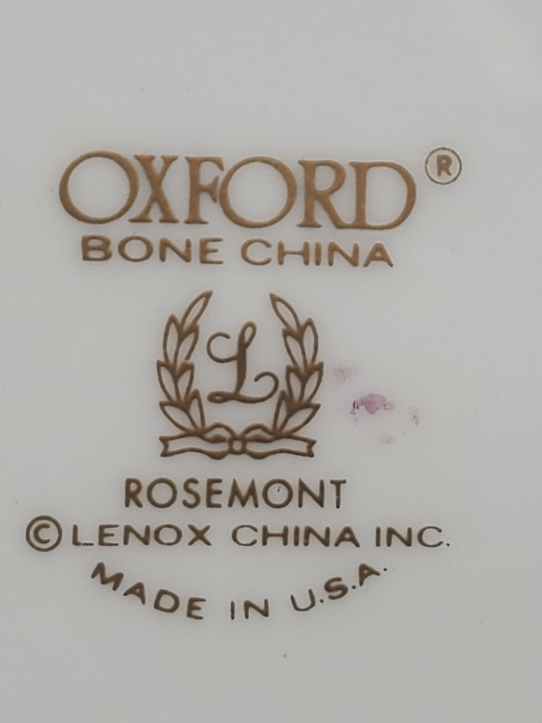 Set of 3 Oxford Rosemont Cup & Saucer Sets LK